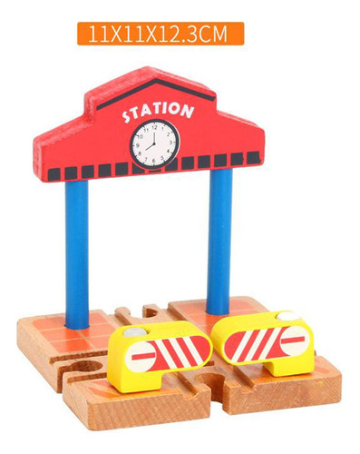 Accesorios De Tren De Madera Para Niños Juego De