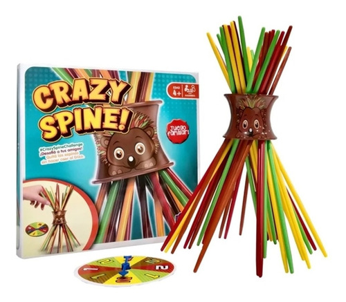 Juego De Mesa Infantil Equilibrio Erizo Crazy Spine