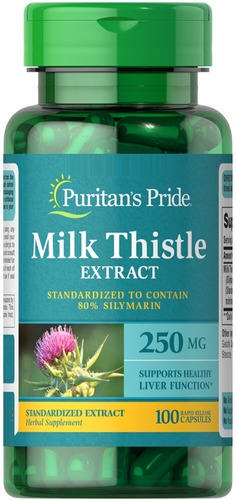 Puritan's Pride | Milk Thistle Standardized | 250mg | 100cap