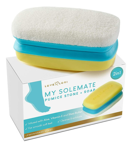 My Solemate   piedra Pomez Y Jabon Callus Remover Para L