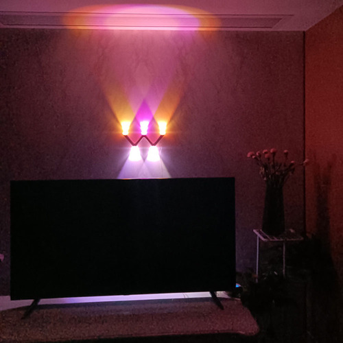 Lamparas De Pared Interior De 5V 9 colores de iluminación RGB 230cm Focos Luces De Colores Lamparas Led Lampara Decorativa