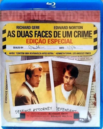 As Duas Faces De Um Crime - Blu-ray - Richard Gere