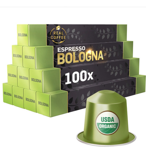 100 Cápsulas Realcoffee® Bologna, Compatibles Con Nespresso