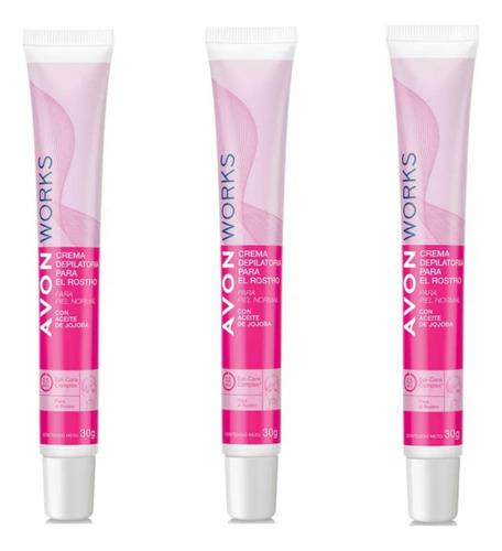 Crema Para Depilar El Rostro 2.5 Minutos Avon Works Pack