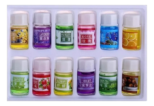 Esencias Aromáticas De Aceite Humificador Difusor Kit De 12