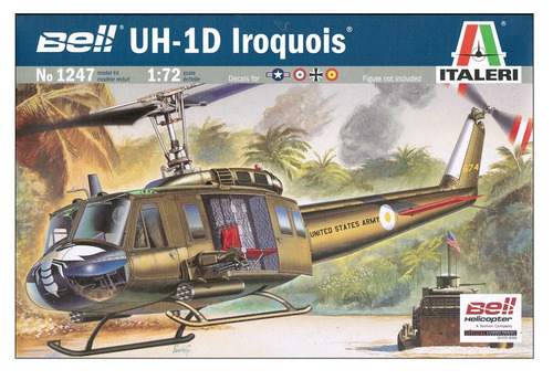 Helicóptero Bell UH-1d Iroquois - 1/72 Italeri 1247