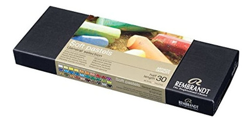 Rembrandt Soft Pastels Basic 30 Medias Barras Set 300c30.5