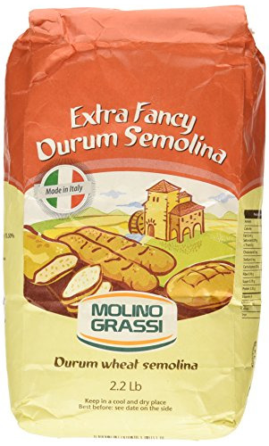 Molino Grassi Extra Fancy Sémola De Trigo Duro Harina, 2.2 L