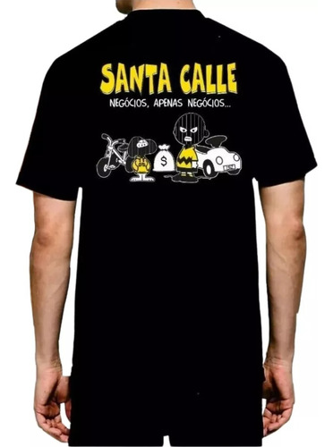 Camiseta Santa Calle Underground Negocios Apenas Negocios