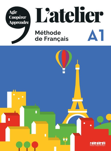 L´Atelier 1 LivreDVDROM+Licence MN(19), de Cocton, Marie-Noelle. Editorial Didier en francés, 2019