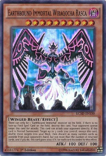 Inmortal Terrestre Wiraqocha Rasca Super Raro Yugioh