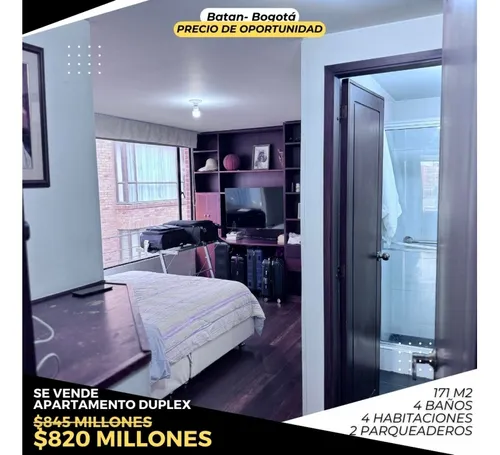 Venta Apartamento Duplex Batan Bogota Ubicación Privilegiada