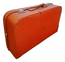 Comprar Antigua Valija Marron Carton Textura Siml Cuero Vintage Va02 Marrón Lisa