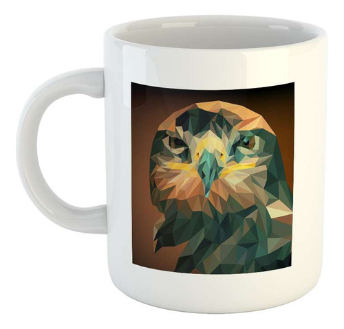 Taza Ceramica Animal Buo Dibujo Cubista Moderno Minimal