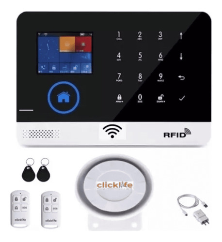Alarma Panel Negocio Gsm Wifi Inalambrica Kit Touch / App 
