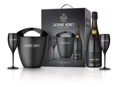 Champagne Jasmine Monet Black Extra Brut  Kit Organic Veneya