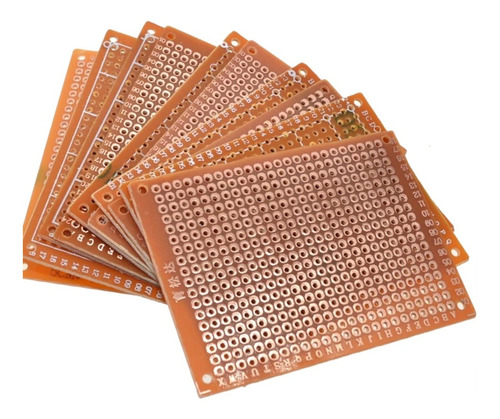 Imagen 3 de 4 de Placa Experimental Perforada 5x7cm Pcb 432 Puntos
