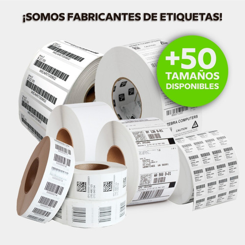 Etiquetas Mercado Libre Correo Argentino 50x25mm 12 Rollos
