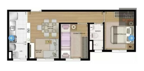 Imagem 15 de 15 de Apartamento À Venda Com 2 Dormitórios Próximo Ao Parque Do Carmo - Tc1341