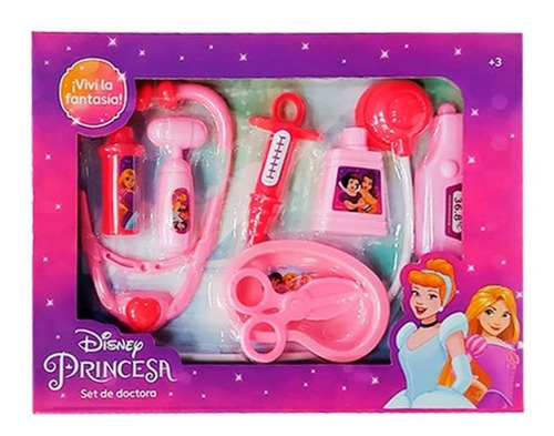 Set Juego De Doctora Disney Princesas Estetoscopio Y Mas