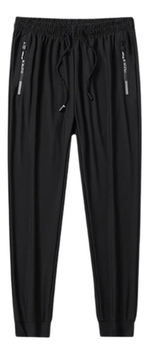 Pantalón Elástico Unisex De Secado Rápido Tejido De Seda Ice