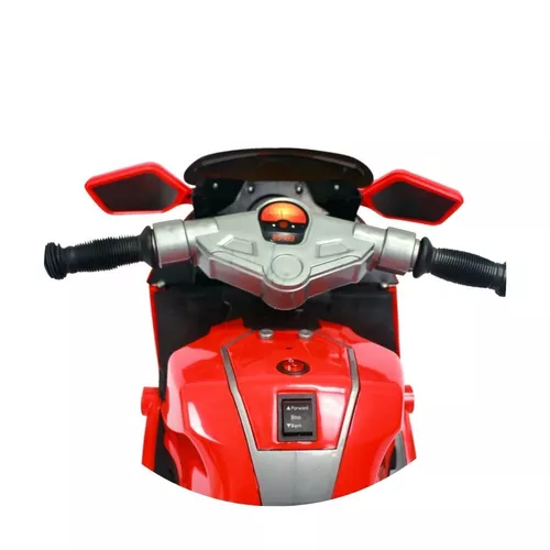 Mini Moto Eletrica Infantil 6v Radical Colorida Com Som Luz