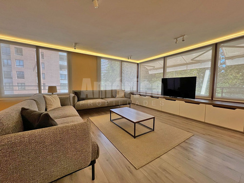 Elegante Depto Remodelado 168m² En Barrio Noruega, Las Conde