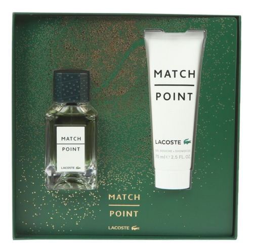 Set Lacoste Match Point Dos Piezas Para Caballero Volumen De La Unidad 100 Ml