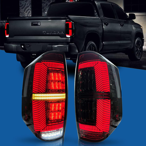 Uqz Luz Trasera Led Para Toyota Tundra 2 -2021 Señal Drl And