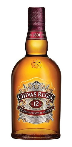 Whisky Chivas Regal X 1 Litro 12 Años Botella Retiro Envios