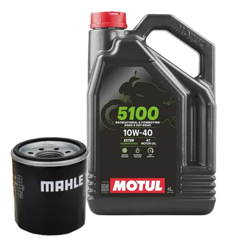 Kit Óleo P/ Kawasaki Z1000 Z900 Galão Motul 10w40 + Filtro