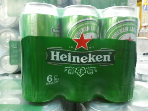 Lata Heineken Pack 473cc X 24 Unidades