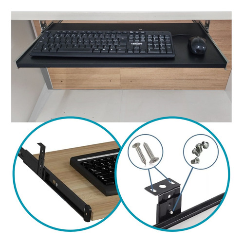 Suporte Para Teclado Regulável 27/35cm - Kit