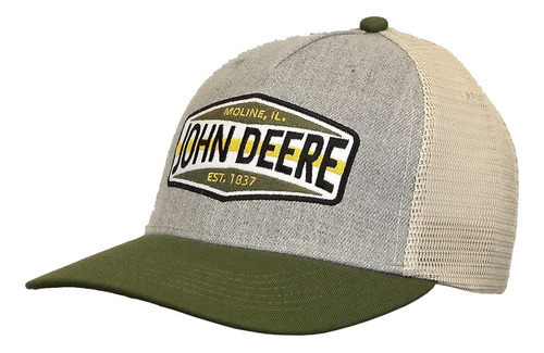 Gorra John Deere Color Block Mesh Ivory Unitalla