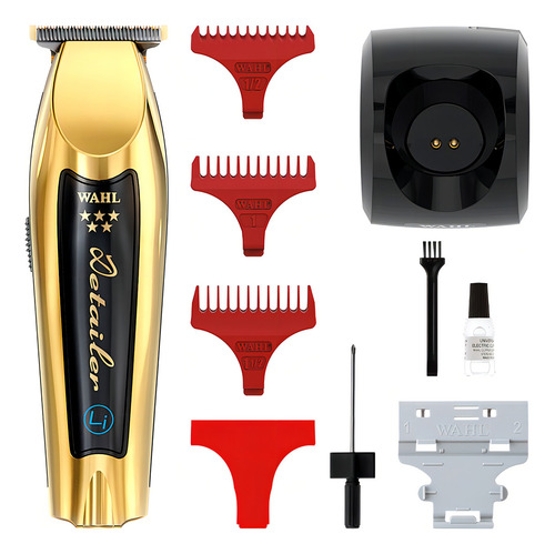 Máquina De Acabamento Wahl Detailer Gold Li Cordless Bivolt Dourado