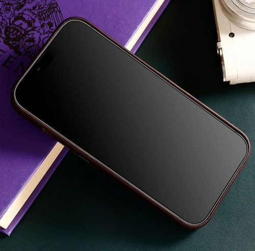 Sun Capa Magsafe Para iPhone 13 Normal Luxuosa Couro Genuíno