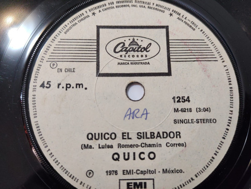 Vinilo Single De Quico -- No Llores Quico ( B107 (Usado)