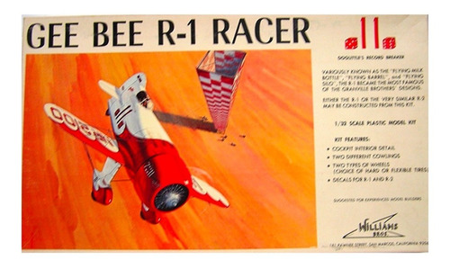 Avion A Escala Gee Bee R-1 Racer. Williams Bros.