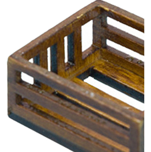 4 Paquete De 2-6 Cajas De Madera Para Casa De 3,7x3,1x1,6 Cm