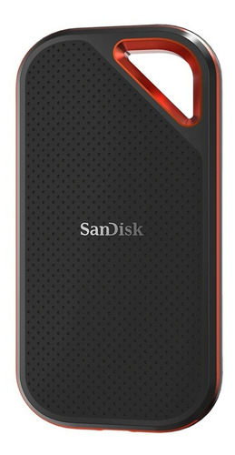 Imagen 1 de 1 de Disco sólido externo SanDisk Extreme Pro SDSSDE80-1T00-G25 1TB negro