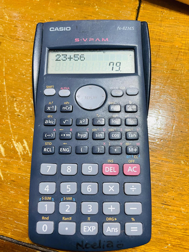 Calculadora Casio Científica Fx/82 Ms Usada