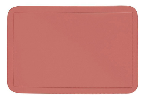 Set de servicio americano, color suplat individual, terracota, 44 cm, liso