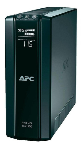 Imagen 2 de 3 de APC Back-UPS Pro 1200 BR1200G-AR 1200VA entrada y salida de 230V negro