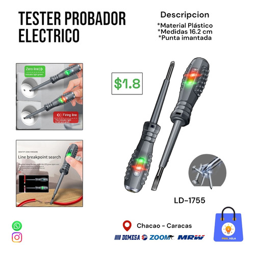 Tester Probador Destornillador