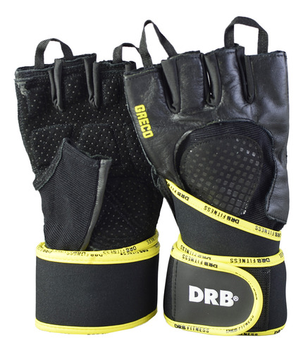 Guantes Fitness Dribbling Greco Negro