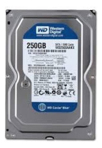 Hd (disco Rígido) 250gb Western Digital Sata Pc + Cabo Sata