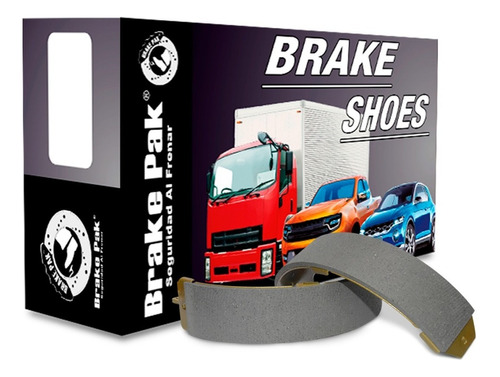 Zapatas  De Freno Marca Brake Pak Para Toyota Burbuja