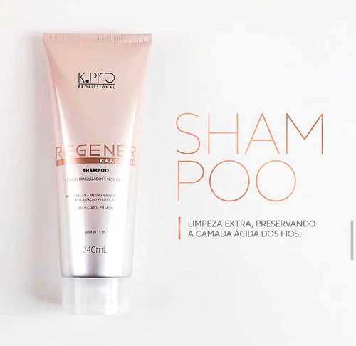Kit K.pro Regenér Home Care Shampoo Condicionador Máscara