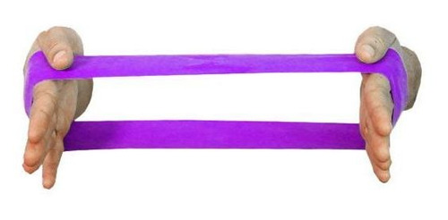 Imagem 1 de 1 de Faixa Elástica Mini Band Circular Carci Loop Roxa 35cm Carci