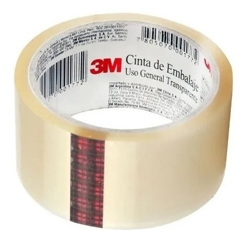 Imagen 1 de 1 de Cinta Embalaje 3m Transparente